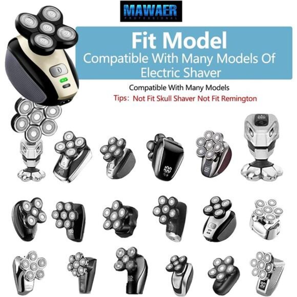 Universal 7 Blades Shaver Replacement Blades Compatible with Freedom Gold Shaver - Picture 2 of 7